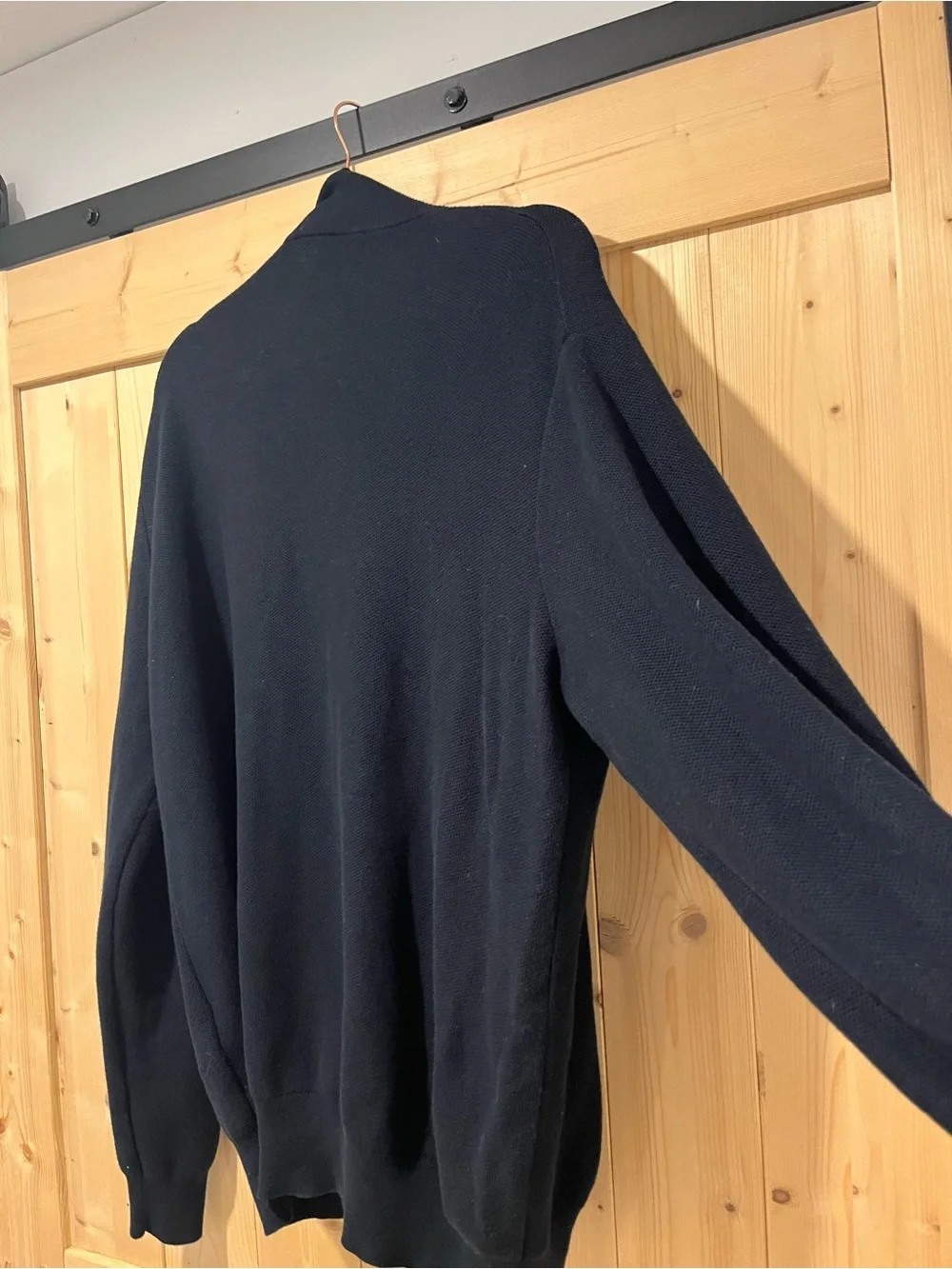 Polo Ralph Lauren Black Quarter‑Zip Sweater – Men’s XL